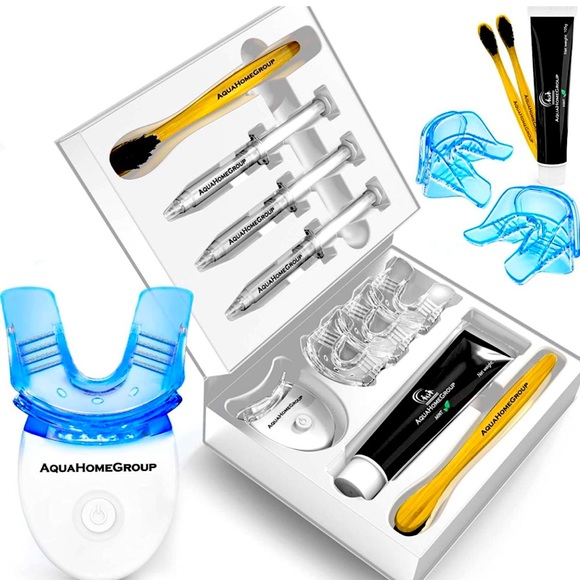 Teeth Whitening Kit LED Light - Snow Teeth Whitener Set w/ Charcoal,all included - Picture 1 of 6